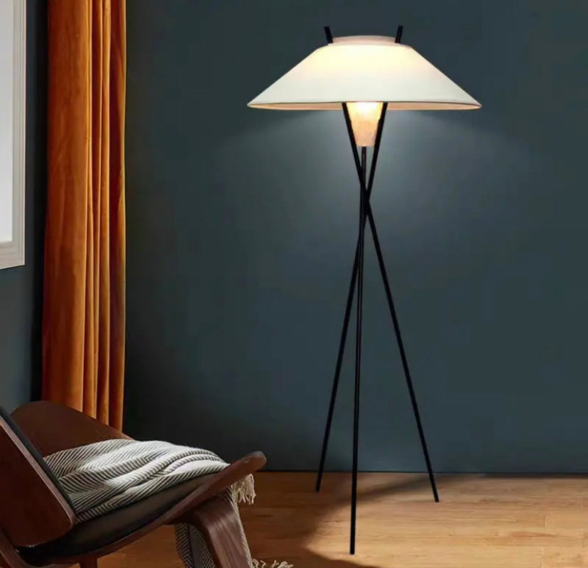 Modern Floor Lamp Nordic Tripod Vertical Design Home, Hotel Living Room Bedroom Floor Lamps