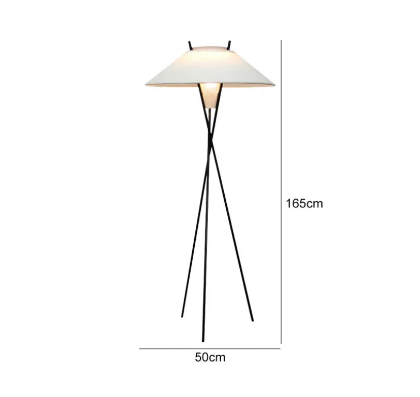 Modern Floor Lamp Nordic Tripod Vertical Design Home, Hotel Living Room Bedroom Floor Lamps