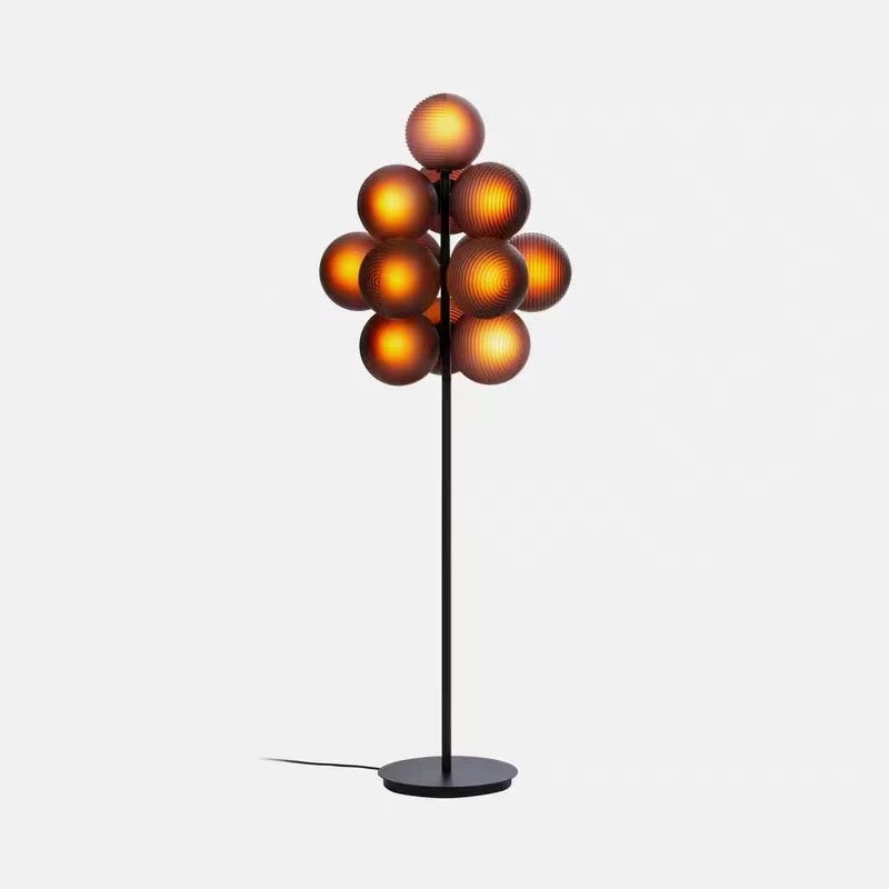 Modern Floor Lamp Designer Atmospheric Grape Glass Art Bedroom Lights Home Living Room Lamps