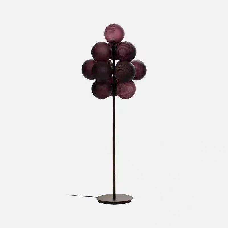 Modern Floor Lamp Designer Atmospheric Grape Glass Art Bedroom Lights Home Living Room Lamps