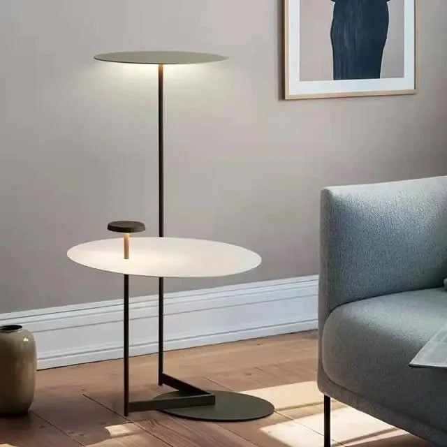 Modern Floor Lamp Nordic Bedroom Bedside Shelf Standing Lamps