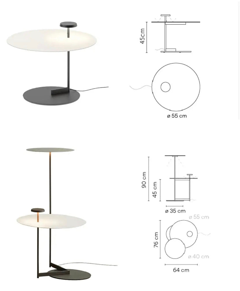 Modern Floor Lamp Nordic Bedroom Bedside Shelf Standing Lamps