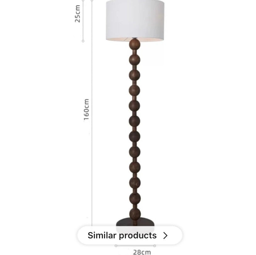 New Arrival Modern Floor Lamp Japanese Wood Retro Loft Art Hotel, Home Living Room Standing Lamps