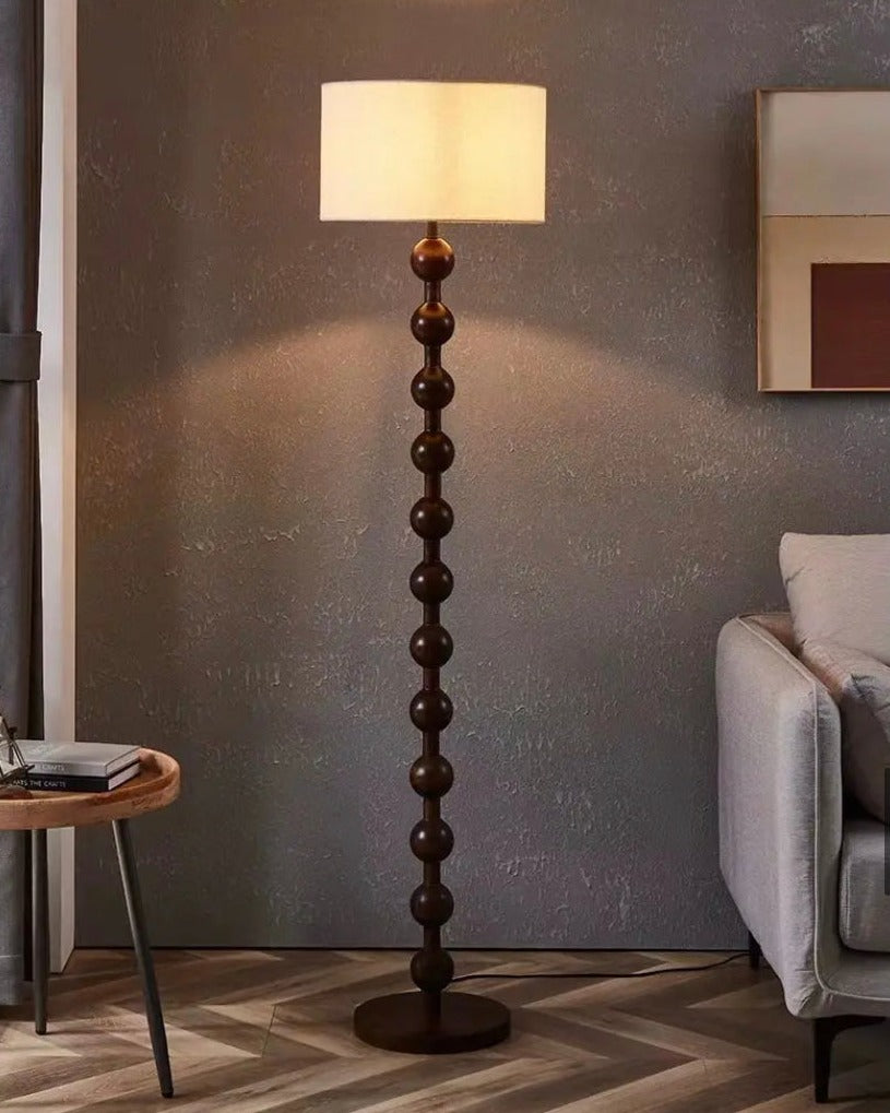 New Arrival Modern Floor Lamp Japanese Wood Retro Loft Art Hotel, Home Living Room Standing Lamps