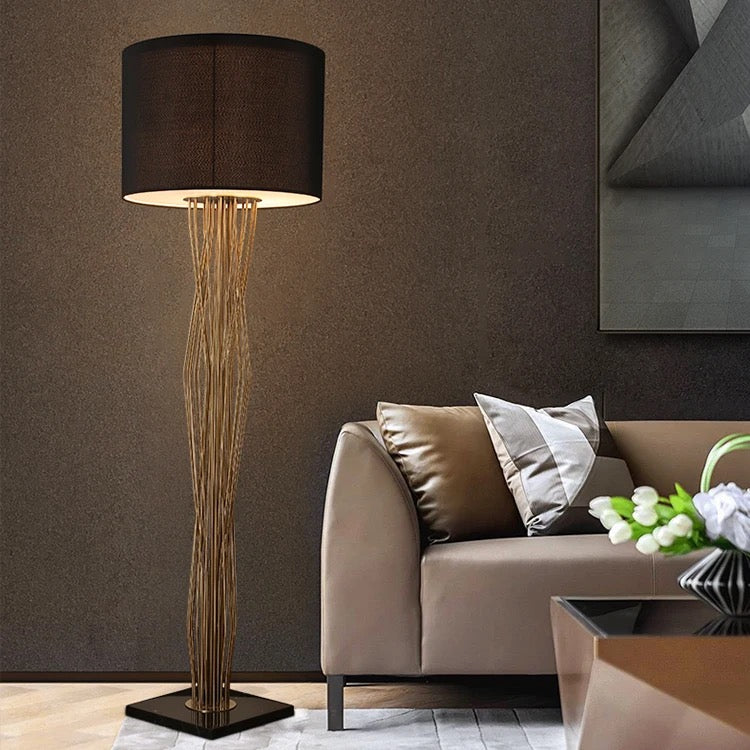 Design Indoor Floor Lamp Living Room Villa Stainless Steel E27 Light Contemporary LED Floor Lamp