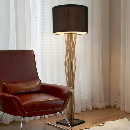 Design Indoor Floor Lamp Living Room Villa Stainless Steel E27 Light Contemporary LED Floor Lamp