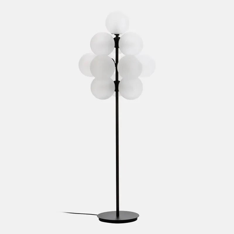 Modern Floor Lamp Living Room, Bedroom Table Lamp Bathroom, Balcony Metal Glass Floor Lamps