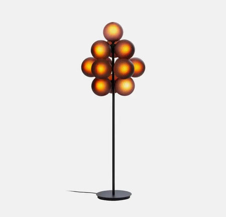 Modern Floor Lamp Living Room, Bedroom Table Lamp Bathroom, Balcony Metal Glass Floor Lamps