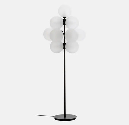 Modern Floor Lamp Living Room, Bedroom Table Lamp Bathroom, Balcony Metal Glass Floor Lamps