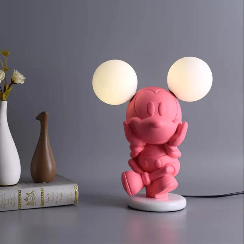 Decorative Lamp Mickey Mouse Shape Table Lamp Kids Room Led Desk Lamp Bedside Modern Lamps