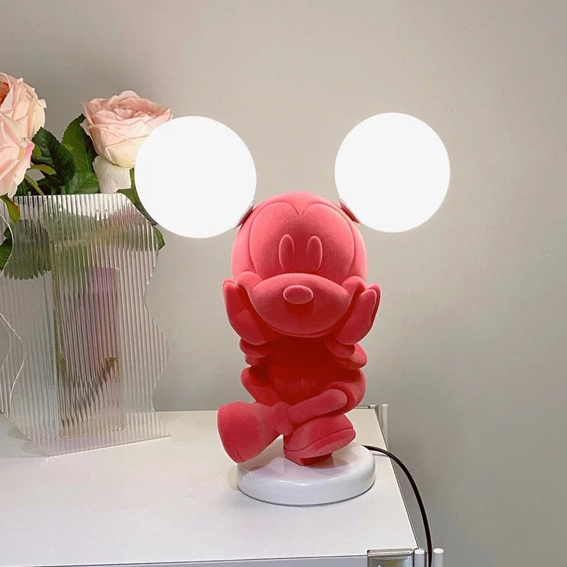 Decorative Lamp Mickey Mouse Shape Table Lamp Kids Room Led Desk Lamp Bedside Modern Lamps