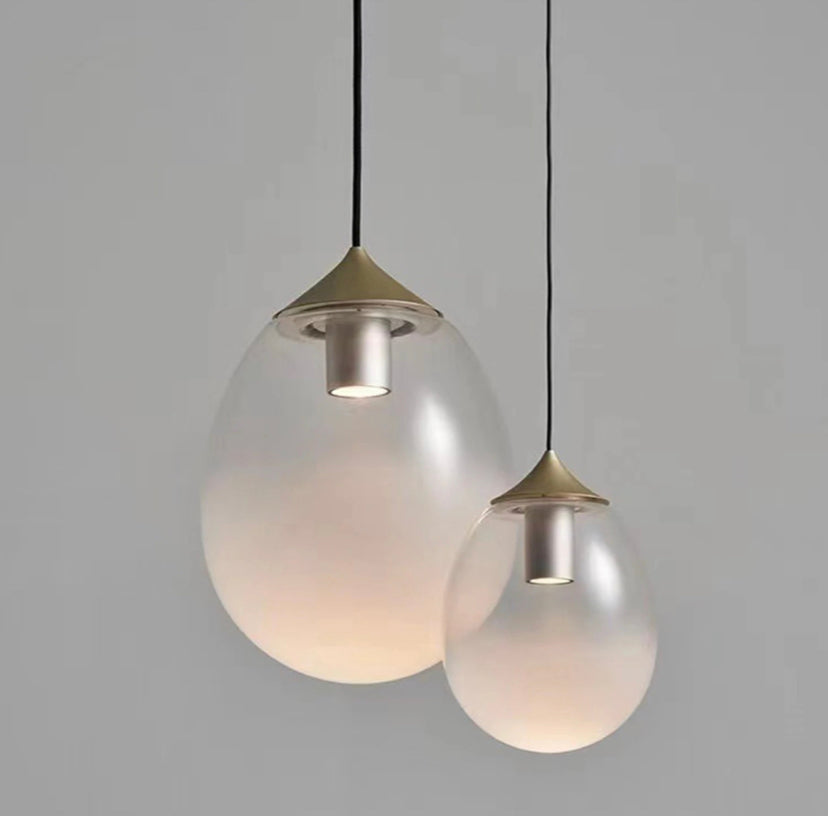 Suspension Glass Pendant Lights Ball Nordic Living Room Bedroom Ceiling Hanging Lights