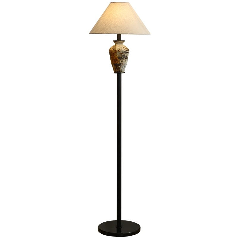 Vintage Floor Lamp Living Room Bedroom Luxurious Ceramic Bedside Lamp Vertical Lighting Lamp