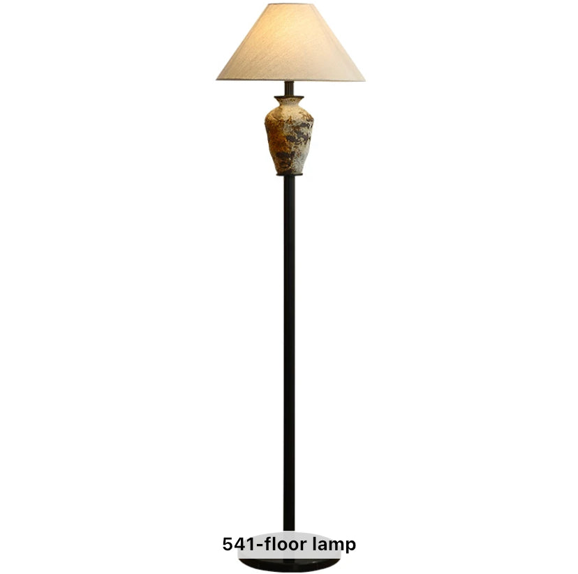 Vintage Floor Lamp Living Room Bedroom Luxurious Ceramic Bedside Lamp Vertical Lighting Lamp