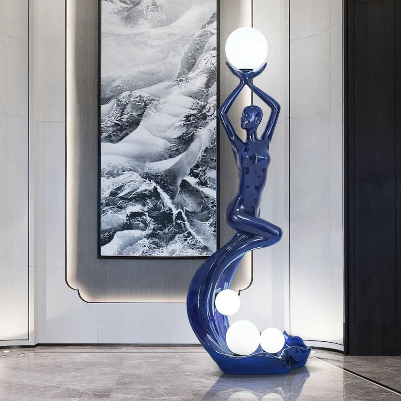 Nordic Home Hotel Living Room Corner Floor Lamp Designer Art Sculpture Standing Led Floor Lamps