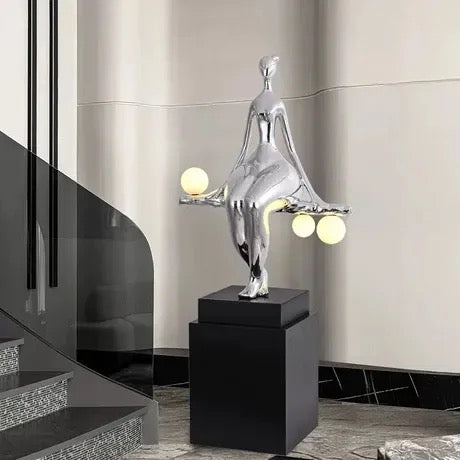 Modern Nordic Style Floor Lamps Indoor Living Room Corner Designer Minimalist Art Decor Resin Sculpture Standing Led Floor Lamps