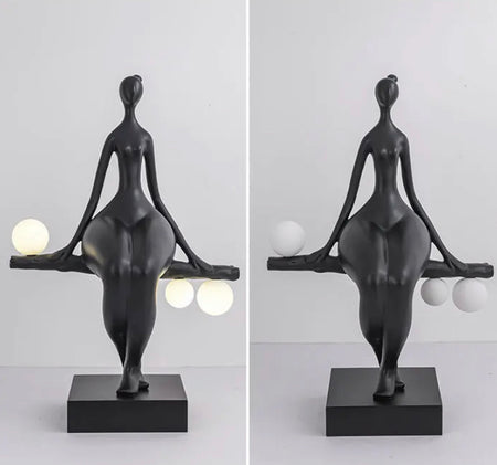 Modern Nordic Style Floor Lamps Indoor Living Room Corner Designer Minimalist Art Decor Resin Sculpture Standing Led Floor Lamps