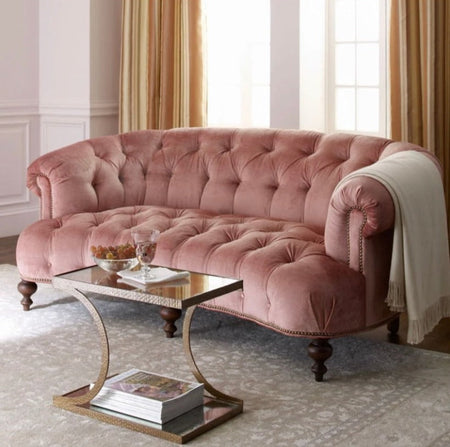 Sofa Living Room European Style Fabric Chesterfield Sofas