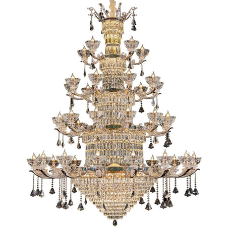 French Crystal Chandelier Living Room Villa European Luxury Entrance Staircase Chandeliers