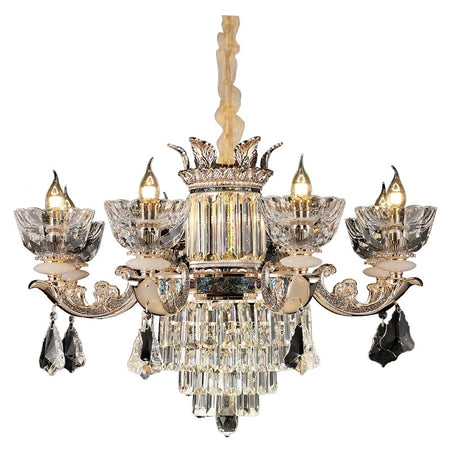 French Crystal Chandelier Living Room Villa European Luxury Entrance Staircase Chandeliers