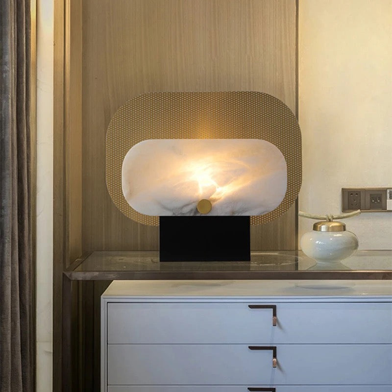 Nordic Modern Table Lamp Bedroom Bedside Study Home Hotel Decorative LED Marble Table Lamps