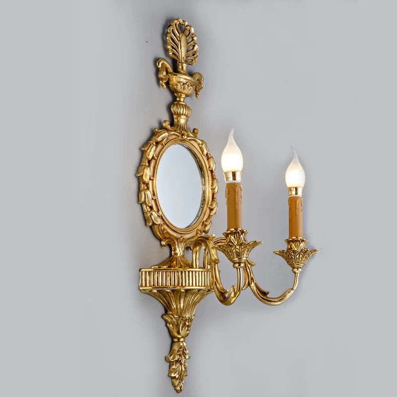 Antique Home Brass Wall Sconces Home, Hotel Hallway Bedside Classic Design Wall Lamps