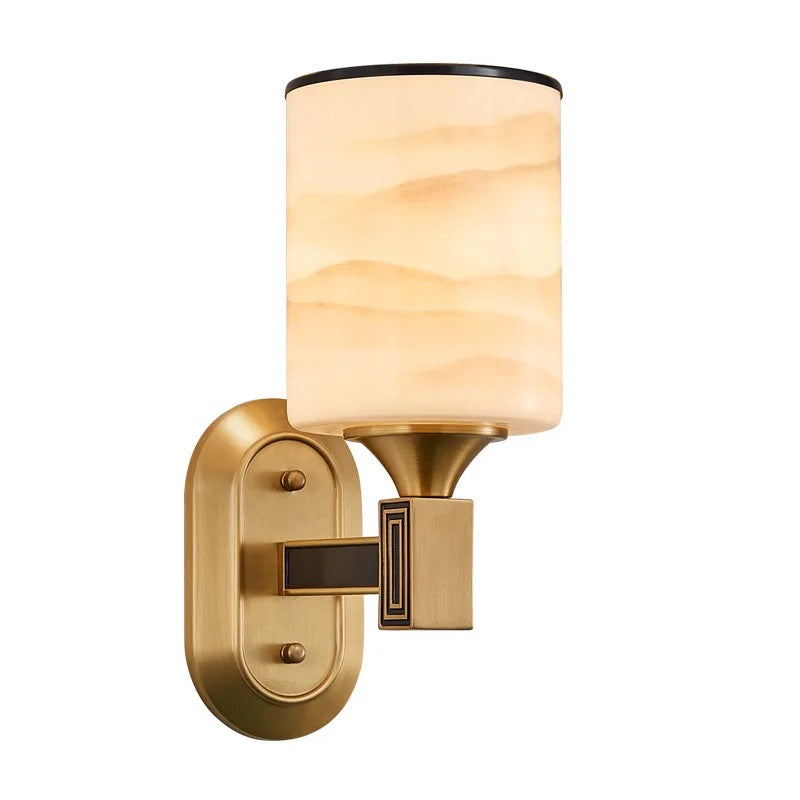 Modern Copper Sconces Living Room Corridor Background Wall Lamp Study Bedroom Lamps