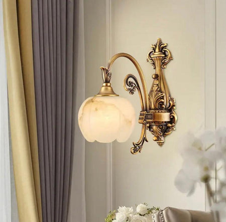 Modern Sconces Living Room, Hallway Wall Lights Bedroom, Bedside Marble Wall Lamps