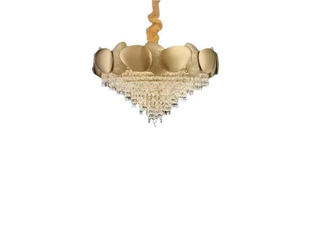 Contemporary Large Chandelier Decorative Gold Luxury Lighting Fixtures Crystal Pendant Lights