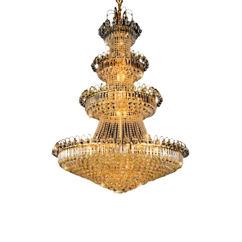 Luxury Chandelier Home, Hotel Traditional Giant Chandelier Lobby Hall Crystal Chandeliers