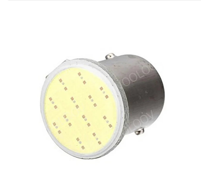 Orelli Lightings 1156 BA15S LED Bulb, 12V White COB for RV Trailer Interior and Parking