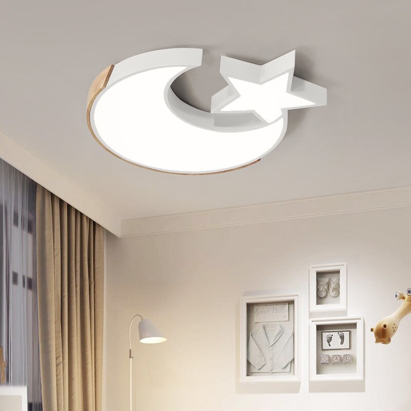 Children's Room Lighting Ceiling Light LED Star Moon Kids Lights