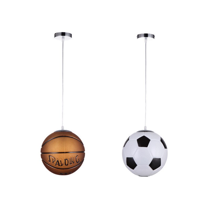 Children's Room Lighting Led Football Basketball Nordic Light Kids Room Pendant Lights