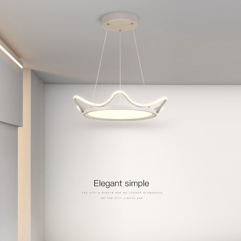 Pendant Light Led Lighting Modern Nordic Creative Crown Design Pendant Lights