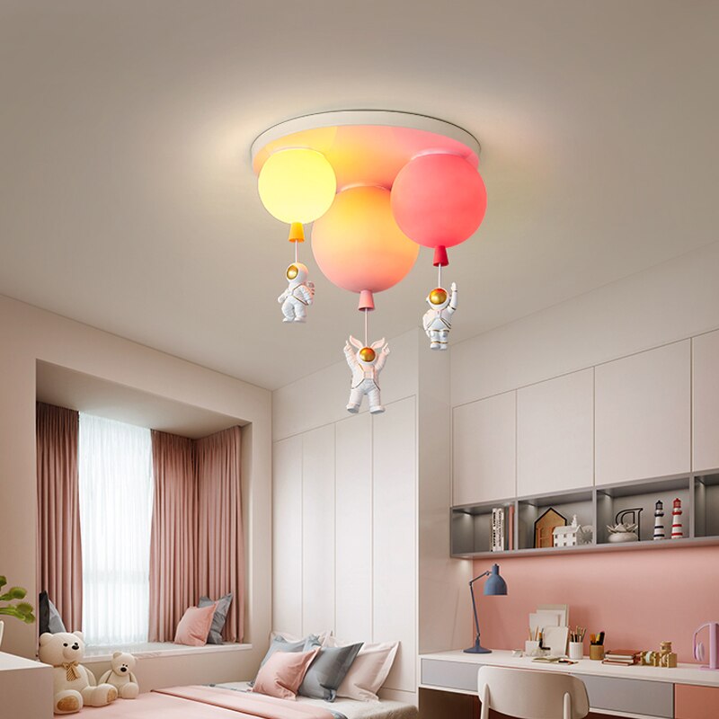 Children's Room Lighting Kids Room Ceiling Lamp Cartoon Space Lights