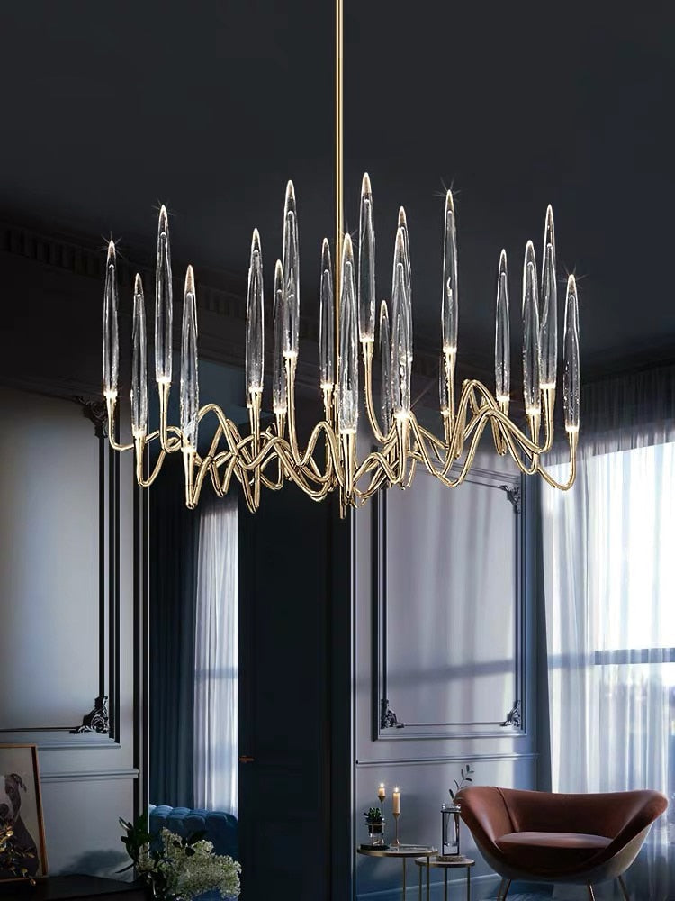 Chandelier Crystal Tree Branch Light LED Modern Chandelier