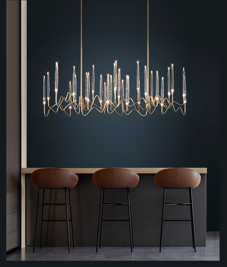 Chandelier Crystal Tree Branch Light LED Modern Chandelier