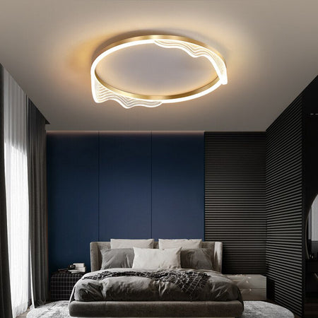 Ceiling Lights Led Golden Lustre Simplicity Acrylic Ceiling Lights