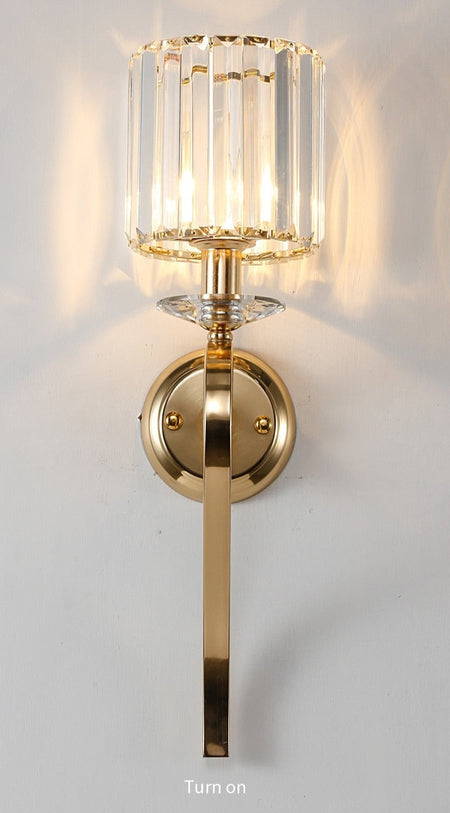 Wall Lamp Luxury Copper Indoor Wall Light Nordic Glas Sconce Aisle Lamp