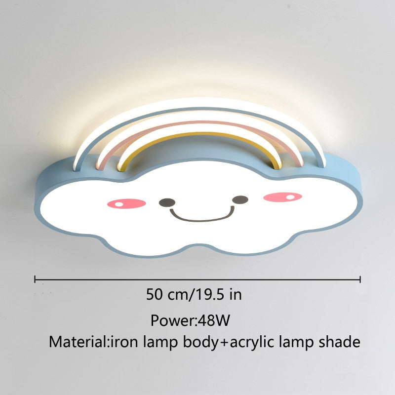 Children's Room Lighting Cartoon Rainbow Cloud Kids Lights