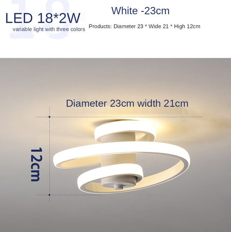 Ceiling Light Led Nordic Lighting Fixture AC90-260V Corridor Aisle Ceiling Lights