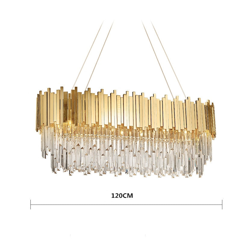 Chandelier Dining Living Room Gold Metal Pendant Hanging Lights Chandeliers 