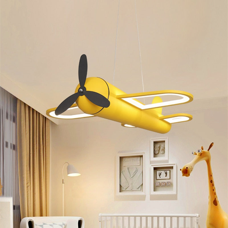 Children's Room Lighting  Led Airplane Nordic Modern Kids Room Lights