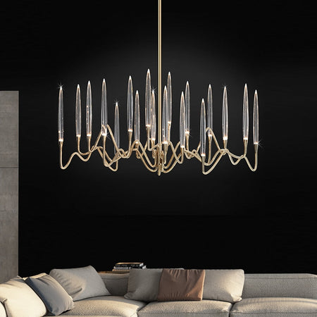 Chandelier Crystal Tree Branch Light LED Modern Chandelier