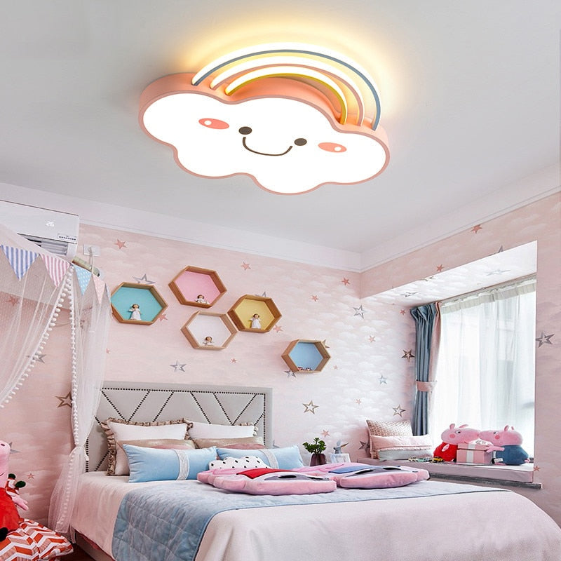 Children's Room Lighting Cartoon Rainbow Cloud Kids Lights