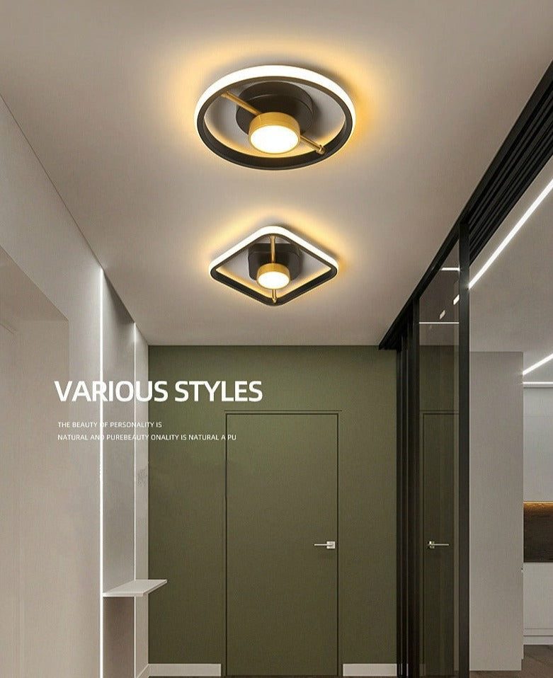 Ceiling Light Modern Nordic Lighting Fixtures Front Porch Corridor Entrance Ceiling Lights