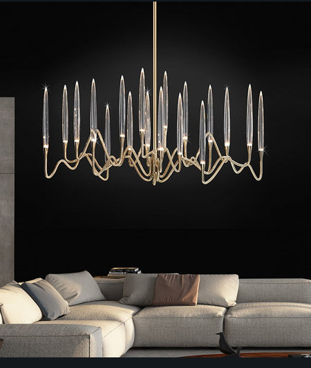 Chandelier Crystal Tree Branch Light LED Modern Chandelier