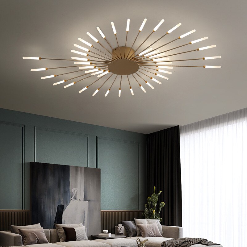 Ceiling Light Nordic Led Gold Fireworks Modern Lighting Fixture Ceiling Lights