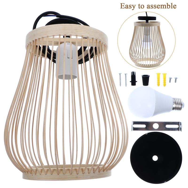 Pendant Light Bamboo Light Ceiling Wood Pendant Lights