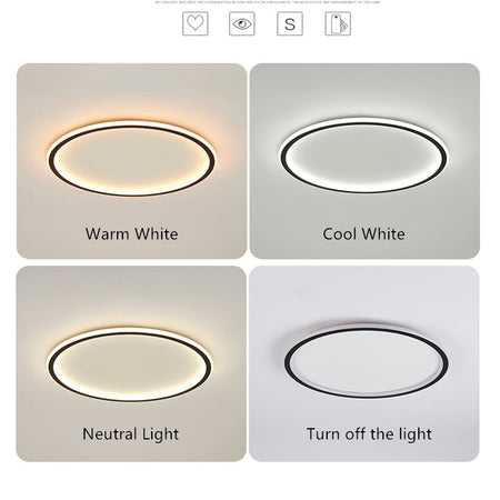 Ceiling Lights Led Golden Lustre Simplicity Acrylic Ceiling Lights